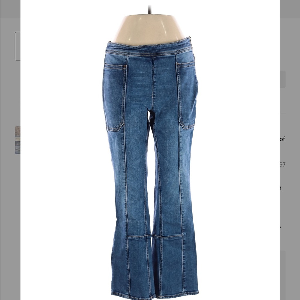 Anthropologie Pilcro Flare Jeans, slightly cropped